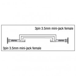 DAP XGA02 XGA02 - mini-jack/F to mini-jack/F